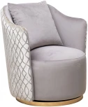Кресло Garda Decor VERONA-Colt032+Melody (Серый)