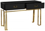 Консольный стол Garda Decor KFG058 (Золото/Черный)
