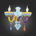 Бра ST Luce Ornato SL672.781.02 (для детской, 220V, подвески, подсвечник, свеча, узор в полоску)