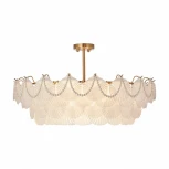 Потолочная люстра на штанге Arte Milano Rim 316008/D800 BS (220V, ракушка)