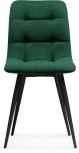 Стул Notta на металлокаркасе Чилли К зеленый / черный 502065