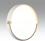 Настенно-потолочный светильник Sonex Olidi White 7646/CL PALE SN пластик/белый/золотой LED 30Вт 4000К D340 IP43 (220V, круглые)