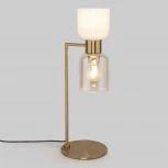 Интерьерная настольная лампа Eurosvet Tandem 01084/2 латунь