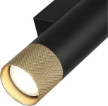 Настенный светильник iLedex Delta 2365-2 BK+BR (220V, круглые)