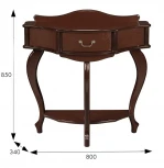 Консоль Джульетта орех Л от фабрики Mebelik