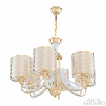 Подвесная люстра Arte Milano Florentia-3387 303387/6 Wh/Gd (220V, на цепи)
