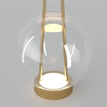 Настольная лампа Eurosvet Frasco 80507/1 латунь (LED, 220V, выключатель)