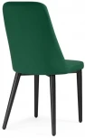 Стул Woodville на металлокаркасе Фена R зеленый / черный 551063