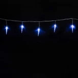 Гирлянда Сосульки 4м Белые 12см 24В, 16LED, Провод Прозрачный ПВХ, IP54