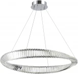 Подвесной светильник ST Luce Ritorto SL6204.121.01 Хром/Прозрачный LED 1*58W 4000K (220V, на тросе, круглые)