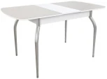 Стеклянный стол Woodville Танго белый / белый 454589