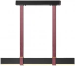 Подвесной светильник Odeon Light Vincent 6629/25L HIGHTECH металл/экокожа/ткань/акрил бордовый/черный IP20 LED 25W 3000K 220V