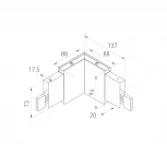 Светильник ALT-LINEAIR-FLAT-DIM-L90-2094-3W Warm3000 (BK, 100 deg) (Arlight, IP20 Металл) 031531