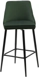Барный стул ПАРКЕР H-30 Изумрудный, велюр / черный каркас, поворот.360 град., M-City 688M05129