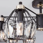 Потолочная люстра Eurosvet Lord 70075/8 черный (220V)