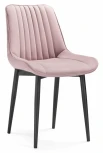Стул Notta на металлокаркасе Седа К розовый / черный 502098