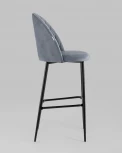 Стул барный Stool Group Марсель велюр серый УТ000025278