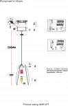 Подвесной светильник Crystal Lux MAR SP1 AMBER (220V, на проводе)