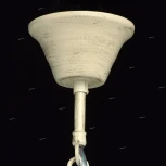 Подвесная люстра DeMarkt Букет 421015005 (220V, на цепи, подсвечник, свеча, цветы, листья, розы)