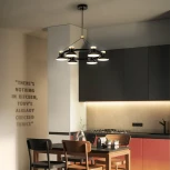 Подвесная люстра большая Favourite Tatti 4516-6P (LED, 220V, на тросе)