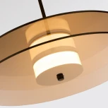 Подвесной светильник Lightera Echuka LE142L-38BR (LED, 220V, на проводе, круглые)