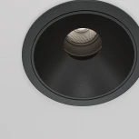 Встраиваемый светильник под гипсокартон Wise 4000K 10W Maytoni DL057-10W4K-B (LED, 220V, круглые)