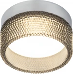 Встраиваемый точечный светильник ЭРА DK97 CH/BK (220V, круглые)