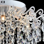 Потолочная люстра хрустальная Reluce 04033-0.3-07 WH+SILVER PN (220V)