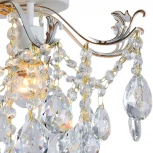 Потолочная люстра хрустальная Reluce 04037-0.3-04 WH+GOLD PN