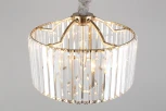 Подвесная люстра Aployt Nela APL.746.13.05 (220V, хрусталь, на цепи, свеча, круглые)
