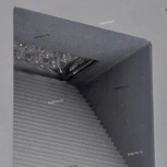 Светильник встраиваемый в стену уличный светодиодный Horoz Kuvars, 1 лампа, серый с синим