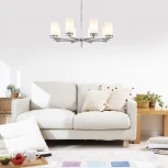 Подвесная люстра Escada Legacy 2119/8S E14*40W Chrome (220V, на цепи)