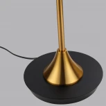 Торшер Odeon Light Bergi 5064/2F античн.бронза/серо-беж./металл/натур.камен."шпон" E27 LED 2*10W (220V, выключатель, круглые)