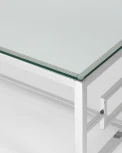 Журнальный стол Stool Group 120*60 БРУКЛИН серебро УТ000001493