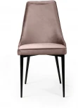 Стул Oliver, бархат пепельно-бежевый 25/ чёрный конус Top Concept OLIVER 75262