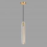 Подвесной светильник Belfast Gibson 6133-1 BR CL (220V, на проводе, круглые)