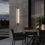 Настенный уличный светильник светодиодный Elektrostandard Argos 35121/D черный