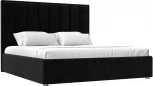 Кровать интерьерная Афродита 200 (Черный/Велюр) Лига Диванов арт.120609