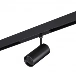 Трековый светильник трехфазный светодиодный Novotech Vector 359958 черный с переключ. цв. темпер. IP20 LED 3000К\4000К\6000К 18W 90-240V