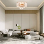 Потолочная люстра хрустальная на штанге Arte Milano Sorrento-5509 375509/8/40/470 GD (220V)