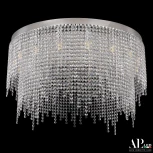 Потолочная люстра хрустальная APL LED Sicilia SH02.73.D.Ni.E14.PK