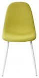 Обеденный стул M-City CASSIOPEIA G064-14 салатовый, ткань/ белый каркас