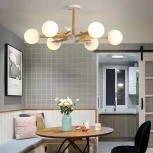 Люстра на штанге Finch 6 ImperiumLoft Finch01 (178021-26) (220V, шарики)