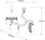 Бра Chiaro Дориана 477020502