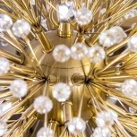 Подвесной светильник Dunkirk L28506 (220V, хрусталь K9, на цепи, шар)