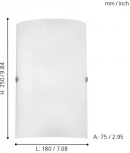 Настенный светильник Eglo Troy 3 85979 (220V)