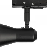 Трековый светильник однофазный ЭРА TR37-GU10 BK (220V)