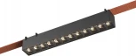 Трековый светильник ременной Downlight ST Luce Band ST455.446.12 Черный LED 1*12W 4000K 48V