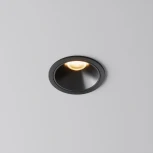 Встраиваемый светильник Maytoni Alfa LED DL043-01-10W2.7K-RD-B (220V, круглые)