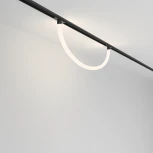 Трековый подвесной светильник с гибким неоном гибкий 48V Tau Exility 4000K 20Вт 360° LED (магнитный) Maytoni Technical TR101-2-20W4K-B